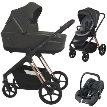 ESPIRO MILOO wózek 3w1 + fotelik Maxi Cosi CABRIO FIX i-Size