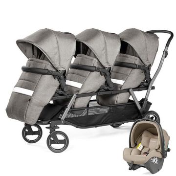 PEG PEREGO TRIPLETTE PIROET POP UP z 3 fotelikami