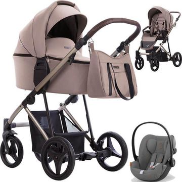 BEBETTO FLAVIO PREMIUM CLASS wózek 3w1 z fotelikiem Cybex CLOUD G i-Size