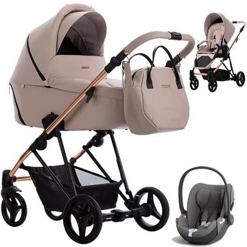 Bebetto YODDI PREMIUM CLASS wózek 3w1 + fotelik Cybex CLOUD T i-Size