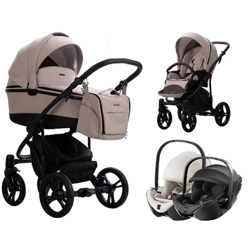 Bebetto BRESSO ONYX wózek 3w1 z fotelikiem Britax BABY-SAFE PRO