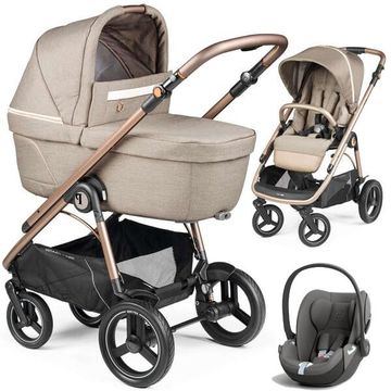 PEG PEREGO VELOCE TC BELVEDERE wózek 3w1 + fotelik Cybex CLOUD T i-Size