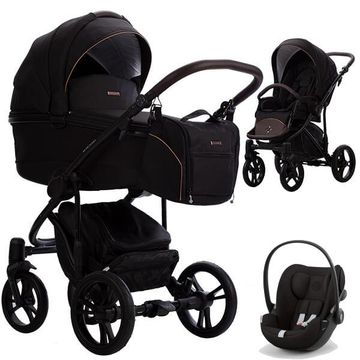 Bebetto BRESSO ONYX wózek 3w1 z fotelikiem Cybex CLOUD G i-Size