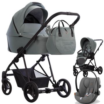 BEBETTO YODDI wózek 3w1 + fotelik Cybex Cloud G i-Size