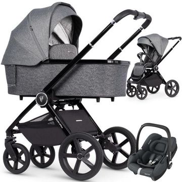 VENICCI TINUM Upline wózek 3w1 | Maxi Cosi Cabrio Fix i-Size