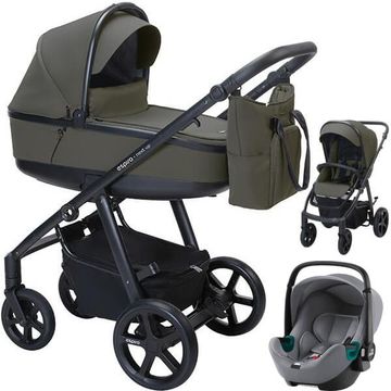 ESPIRO NEXT UP BLACK wózek 4w1 | fotelik BRITAX BABY SAFE 3 i-Size + baza