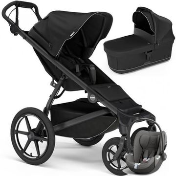 Thule URBAN GLIDE 4 wózek 3w1 + fotelik Cybex CLOUD T i-Size