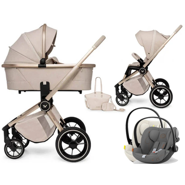 Muuvo QUICK BOHO wózek 3w1 z fotelikiem Cybex CLOUD G i-Size