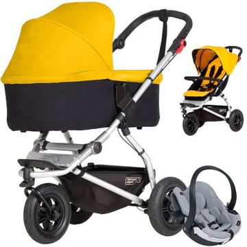 MOUNTAIN BUGGY SWIFT wózek 3w1 | fotelik BESAFE iZi GO MODULAR