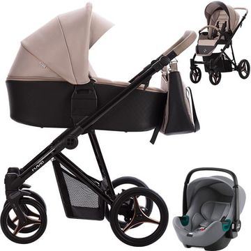 BEBETTO FLAVIO wózek 4w1 | fotelik BRITAX BABY SAFE 3 i-Size + baza