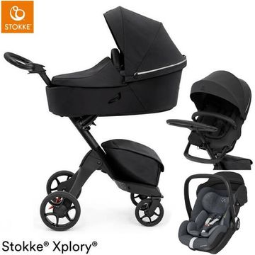 STOKKE XPLORY X wózek 3w1 z fotelikiem Maxi Cosi MARBLE