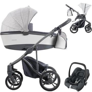 BEBETTO BRESSO wózek 3w1 z fotelikiem MAXI COSI CABRIO FIX i-Size