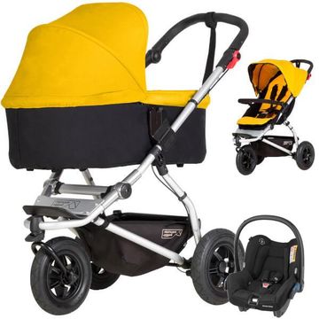 MOUNTAIN BUGGY SWIFT wózek 3w1 z fotelikiem MAXI COSI CITI