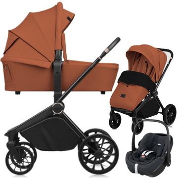 Lionelo MIKA PLUS wózek 3w1 + fotelik Maxi Cosi PEBBLE 360 PRO 2