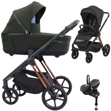 Espiro MILOO wózek 4w1 + fotelik Maxi Cosi PEBBLE 360 PRO 2 + baza