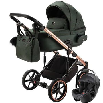 Adamex LUMI AIR SPECIAL EDITION wózek 3w1 + fotelik Britax BABY-SAFE PRO