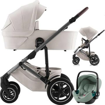 BRITAX SMILE 5Z wózek 4w1 z fotelikiem BABYSAFE 3 i-Size + baza