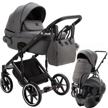 Adamex LUMI AIR LUX wózek 3w1 z fotelikiem Britax Baby-Safe PRO