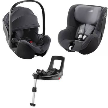 Britax BABY-SAFE PRO + DUALFIX 5Z i-SIZE + FLEX BASE 5Z Modular System Bundle