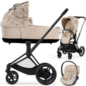 CYBEX PRIAM 4.0 SIMPLY FLOWERS wózek 3w1 + Cloud T i-Size